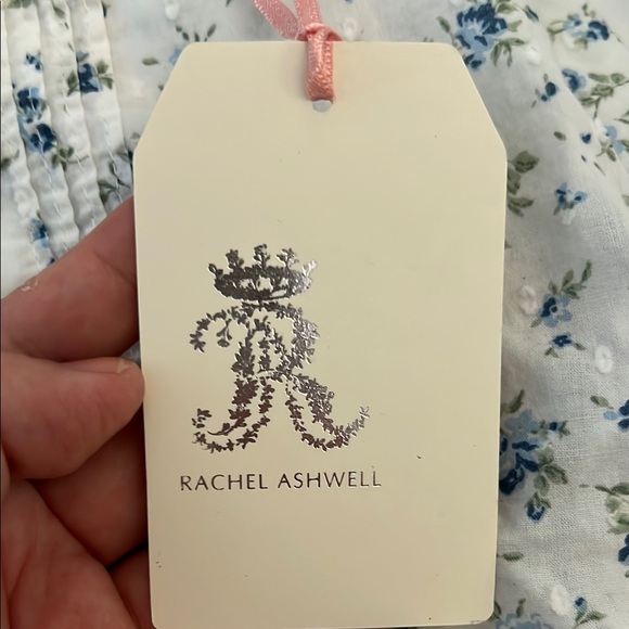 Rachel Ashwell UK 100% Cotton Short Set in Blue & White - Picture 2 of 13